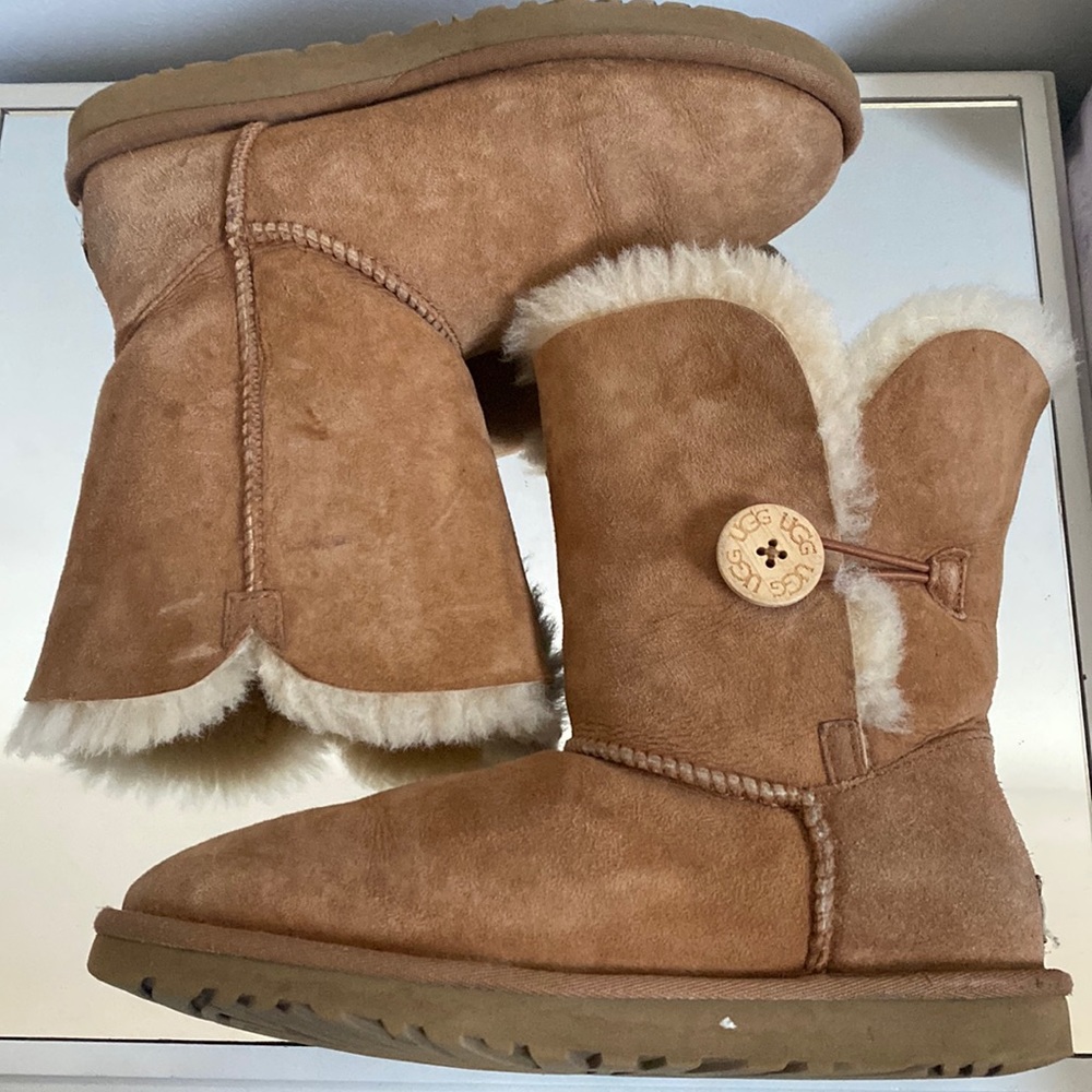 Ugg Women's Beige Bailey Button Boots - image 3